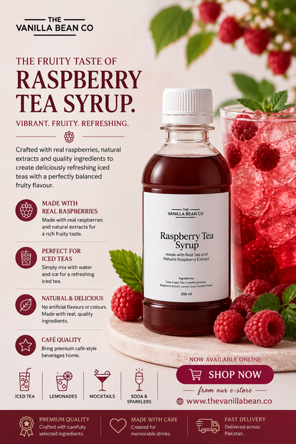 Raspberry Tea Syrup